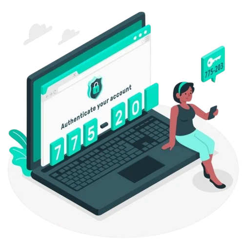 Authentication concept illustration