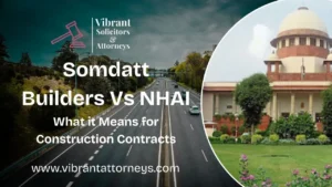 Somdatt Builders Vs NHAI Construction Contracts