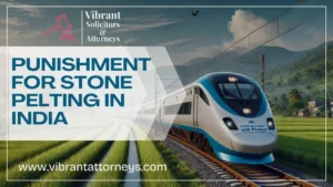 Punishment for stone pelting in India